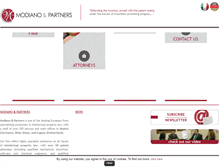 Tablet Screenshot of modiano.com